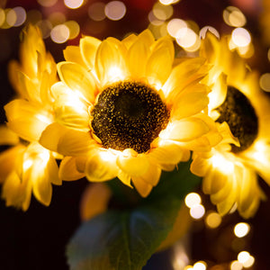LED Sunflower Lamp | Decorative Atmosphere Light | Flowers | LED Night Light | Interior Bedroom | Decoration Bouquet Photo Props
