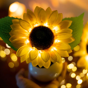 LED Sunflower Lamp | Decorative Atmosphere Light | Flowers | LED Night Light | Interior Bedroom | Decoration Bouquet handmade Photo Props
