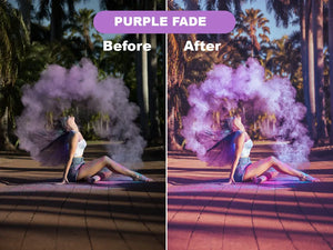 Purple Fade Preset Joshua Griffen Photography