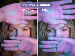 Purple & Green Profile (LUT) & Preset Joshua Griffen Photography